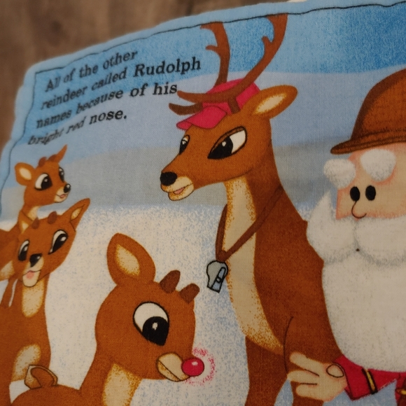 Cranston Cloth Christmas Baby Book: RUDOLPH - Picture 5 of 5